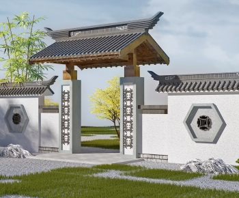 New Chinese Style Building Component-ID:417751076