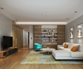 Modern A Living Room-ID:845251081