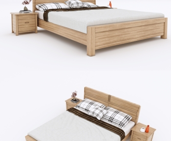 Modern Double Bed-ID:950249918