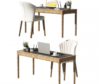 Modern Computer Desk And Chair-ID:456053977