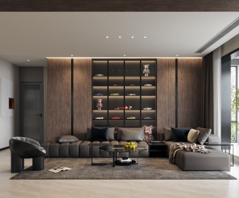 Modern A Living Room-ID:528840079