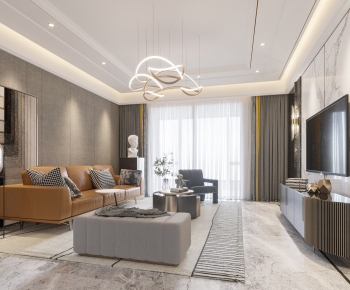 Modern A Living Room-ID:499999596