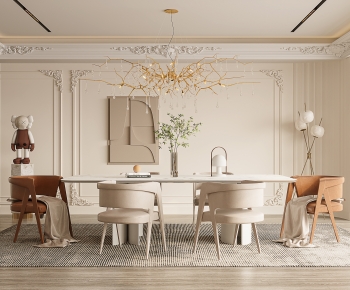 French Style Dining Room-ID:632190943