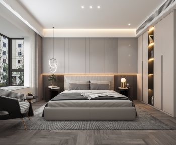 Modern Bedroom-ID:895989892