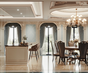 European Style Dining Room-ID:367738015