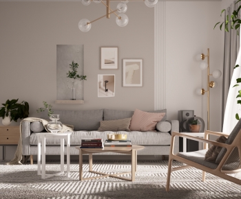 Nordic Style Sofa Combination-ID:714828973