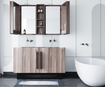 Modern Bathroom Cabinet-ID:194169049