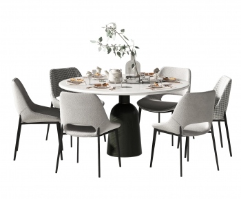 Modern Dining Table And Chairs-ID:272669811