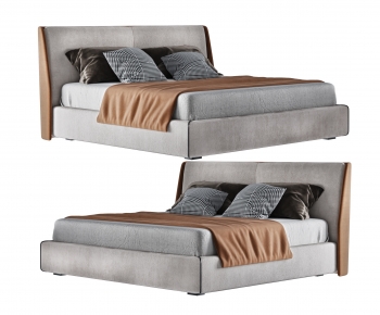 Modern Double Bed-ID:997102021
