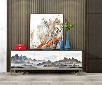 New Chinese Style TV Cabinet-ID:692295073