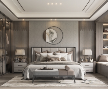 New Chinese Style Bedroom-ID:757800103