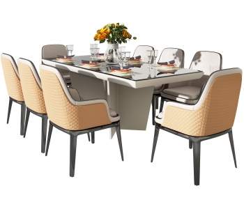 Modern Dining Table And Chairs-ID:952490092