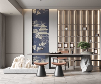 New Chinese Style Tea House-ID:463697916