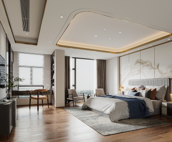 New Chinese Style Bedroom-ID:930819548