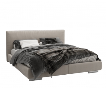 Modern Double Bed-ID:527470118