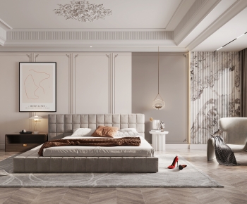 Simple European Style Bedroom-ID:100190635