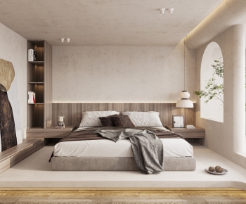 Wabi-sabi Style Bedroom-ID:327239994