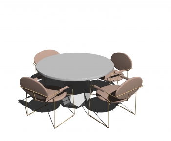 Modern Leisure Table And Chair-ID:520643002