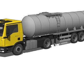 现代油罐车 运输卡车-ID:1215591