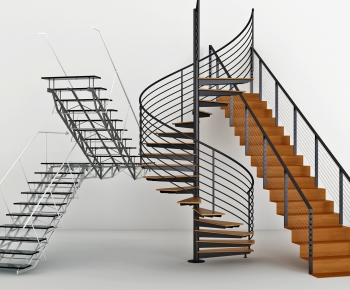 Industrial Style Stair Balustrade/elevator-ID:346679937