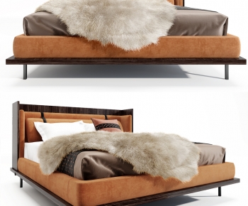 Modern Double Bed-ID:628736028