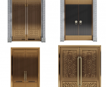 Chinese Style Double Door-ID:148071059