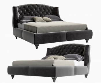 European Style Double Bed-ID:912695885