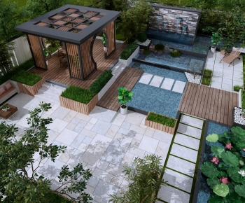Modern Courtyard/landscape-ID:991477017