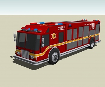 现代消防车-ID:1215939
