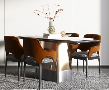 Modern Dining Table And Chairs-ID:773597005