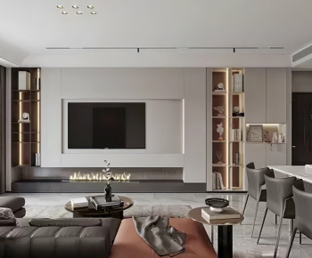 Modern A Living Room-ID:229047065