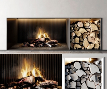 Modern Fireplace-ID:594646939