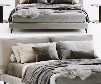 Modern Double Bed-ID:633574964