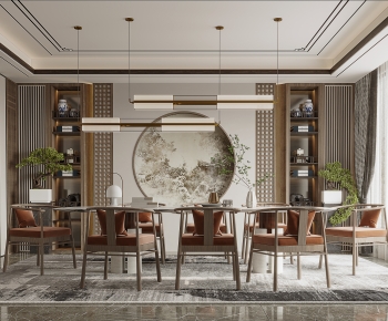 New Chinese Style Dining Room-ID:688122999