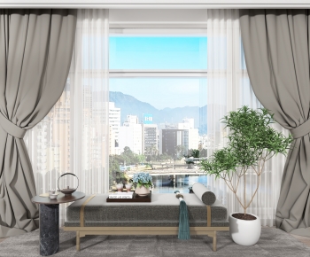 New Chinese Style The Curtain-ID:985260025