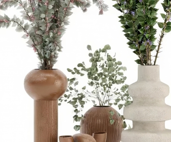 Modern Potted Green Plant-ID:346158032