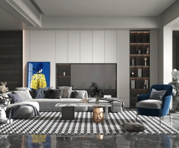 Modern A Living Room-ID:172050952