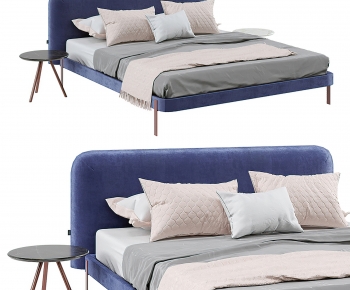 Modern Double Bed-ID:724997045
