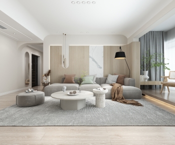 Modern A Living Room-ID:382659462