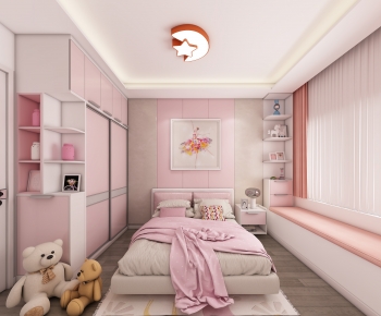 Modern Girl's Room Daughter's Room-ID:520838025