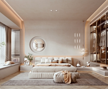 Wabi-sabi Style Bedroom-ID:576209072