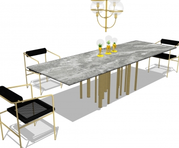 Modern Dining Table And Chairs-ID:196978091