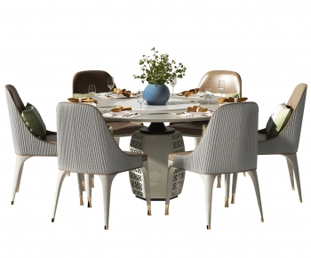 Modern Dining Table And Chairs-ID:764157064