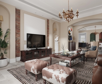 American Style A Living Room-ID:758486038