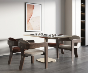 Modern Dining Table And Chairs-ID:936460971