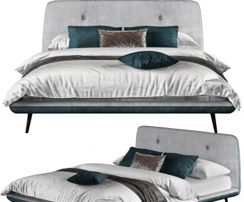 Modern Double Bed-ID:801789819