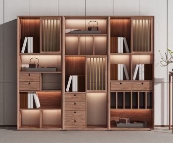 New Chinese Style Bookcase-ID:323261988