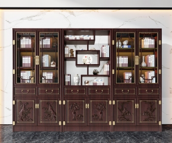 Chinese Style Bookcase-ID:152586949
