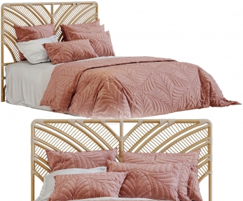 Modern Double Bed-ID:724895001