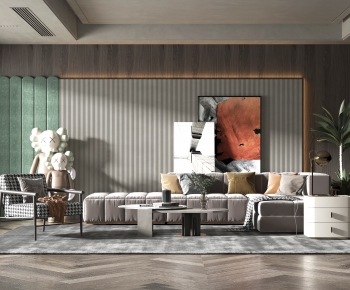 Modern A Living Room-ID:252654085